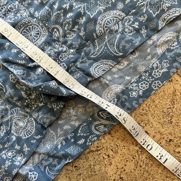 RRL Ralph Lauren Limited Edition Paisley Print Pajamas Sleep Set Shirt Pants OS - Picture 5 of 9